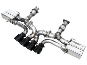 Chevrolet Corvette Z06 Performance Exhaust - AWE Tuning - SwitchPath Cat-Back - Diamond Black - `23-`27